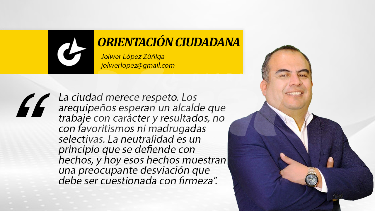 Un alcalde a tiempo completo… pero no para Arequipa